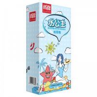 【避孕润滑】水公主玻尿酸避孕套100片尚牌